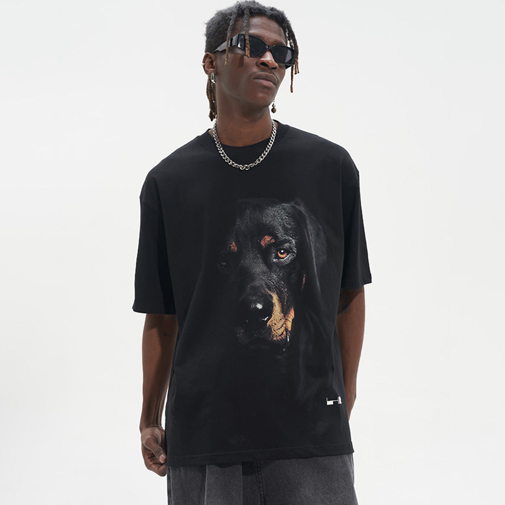 Vintage Street Dog Graphic T-Shirt