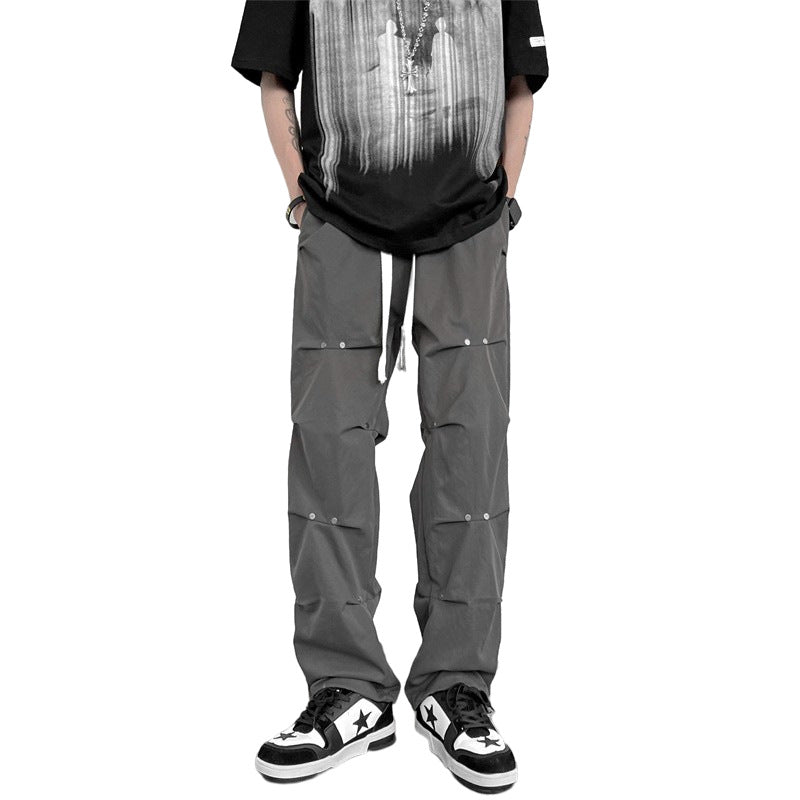 High Street Rivet Braided Rope Sweatpants