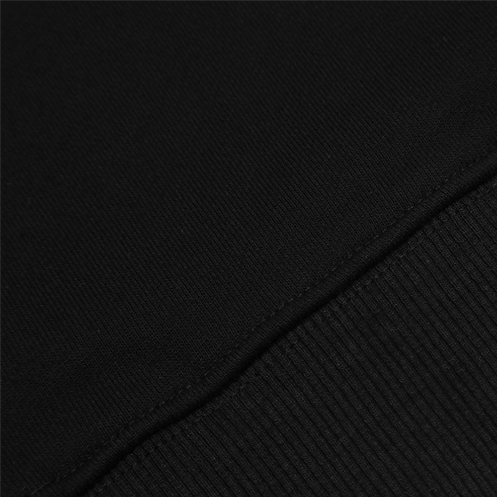 Solid Color Cross Graphic Hoodies