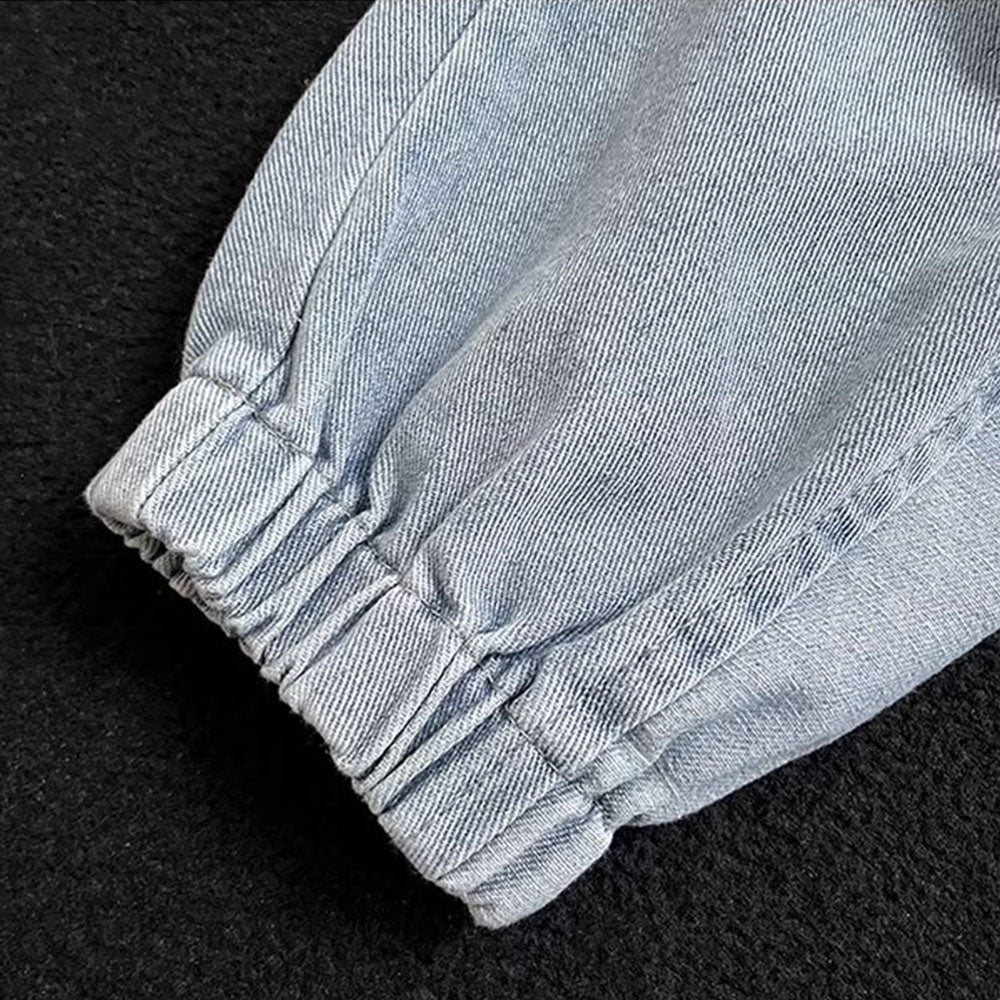 Vintage Letter Pure Baggy Jeans