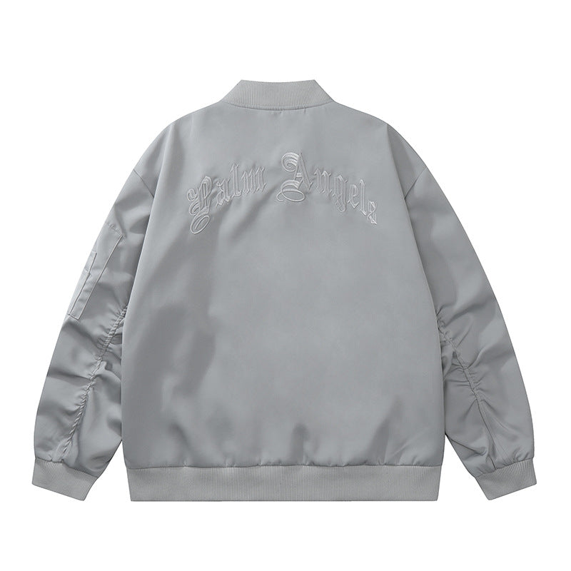 Urban Star Embroidery Baseball Jacket