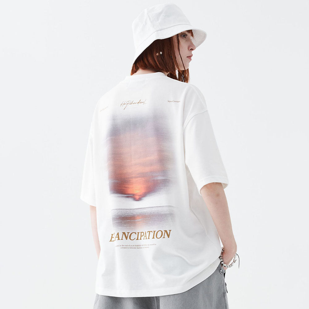 Sunset Dark Graphic T-Shirt