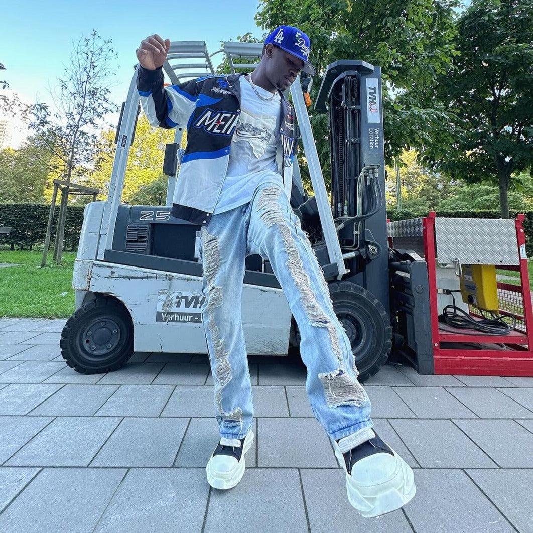 Urban High Street Motorcycle Style Jacket