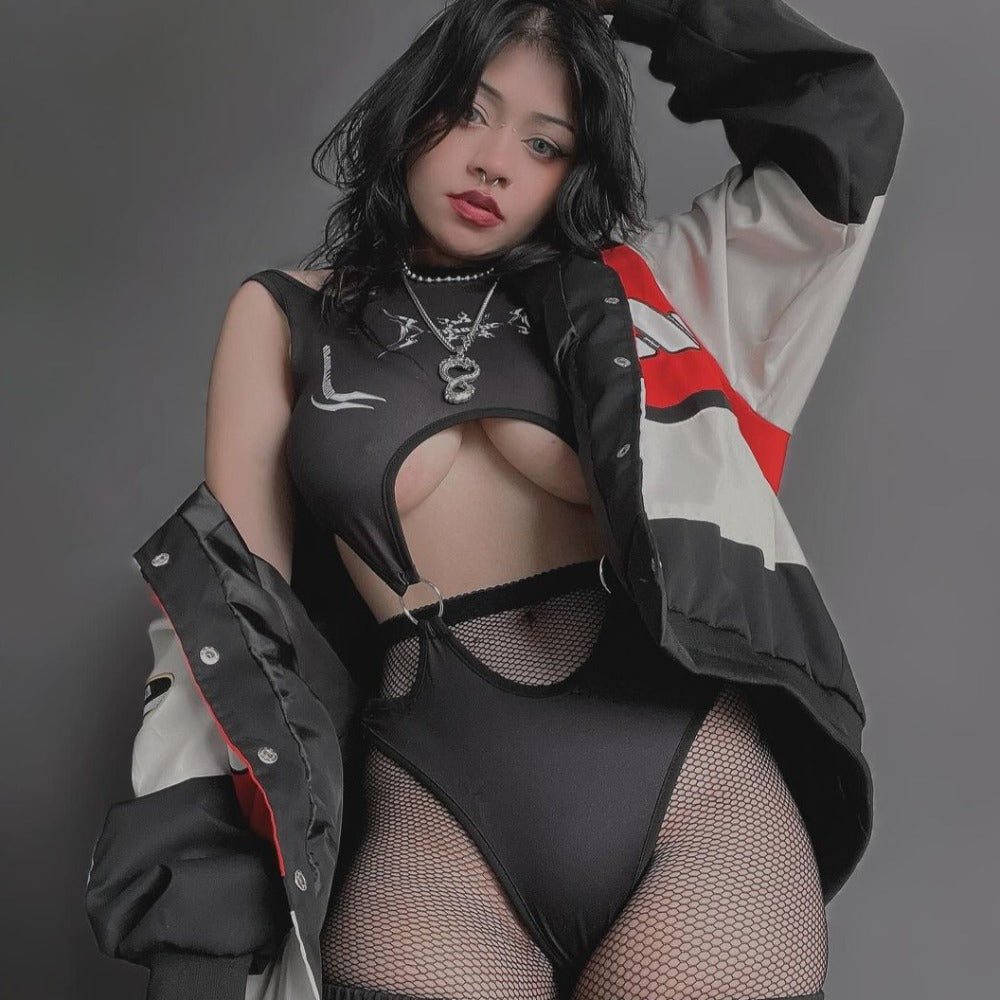 Vintage Street BlackAir Motorcycle Varsity Jacket