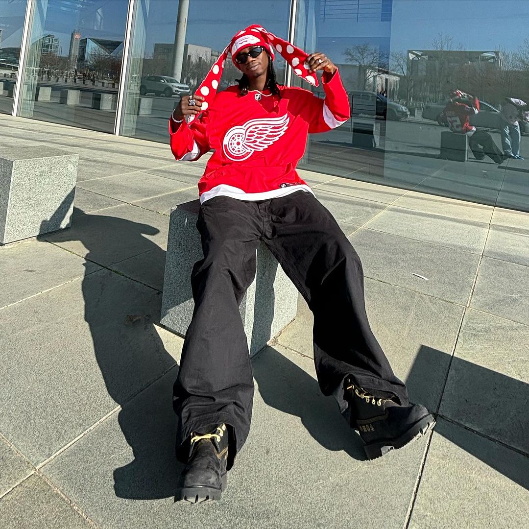 Designed Street Bunny Knitted Hat