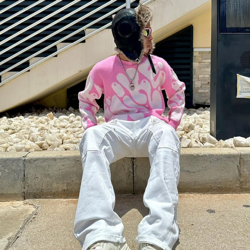 High-End Leather And Fleece Ski Flight Hat