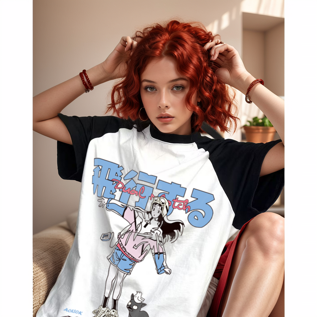 AG Japanese Sweet Girl Shoulder Short Sleeves