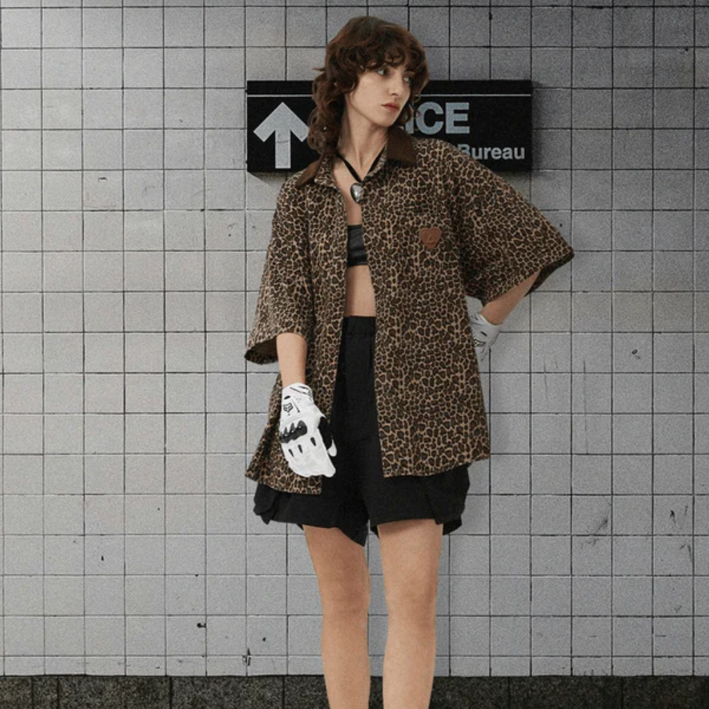 Loose Leopard Shirt