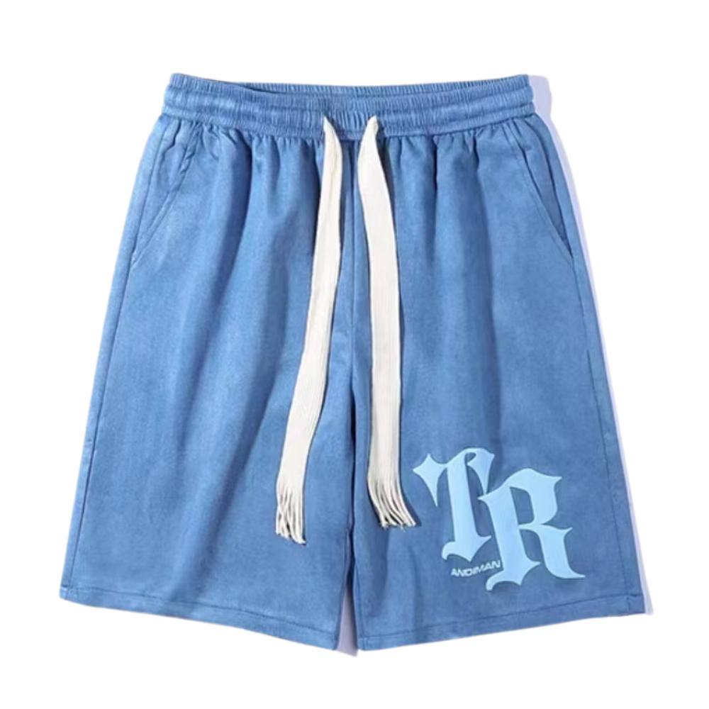 American Foam Alphabet Suede Shorts