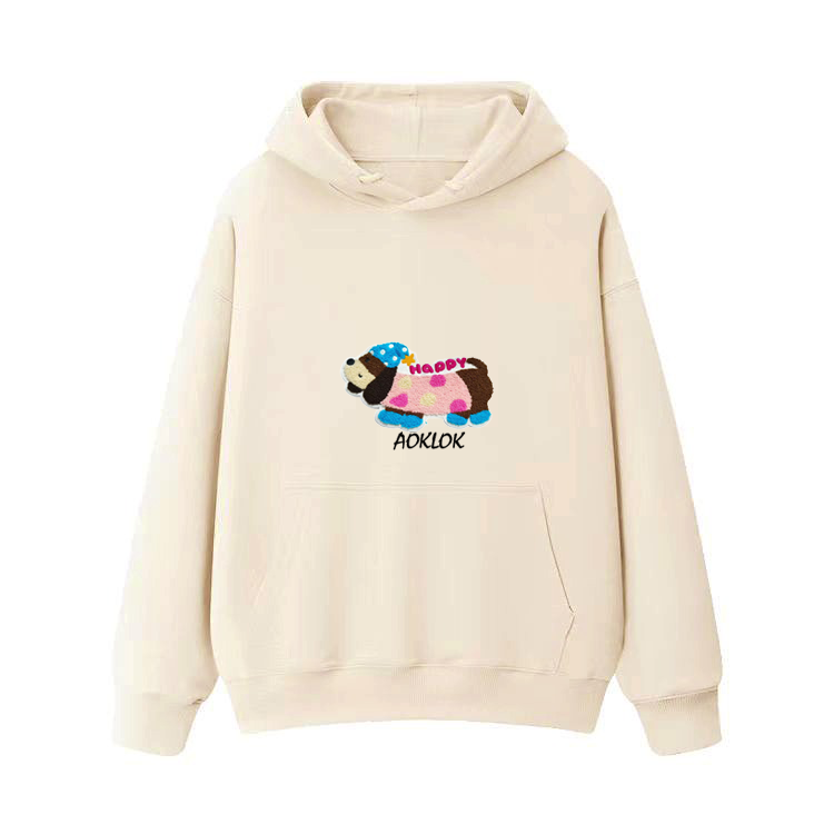 AG Embroidery Sleepwalking Dog Hoodie