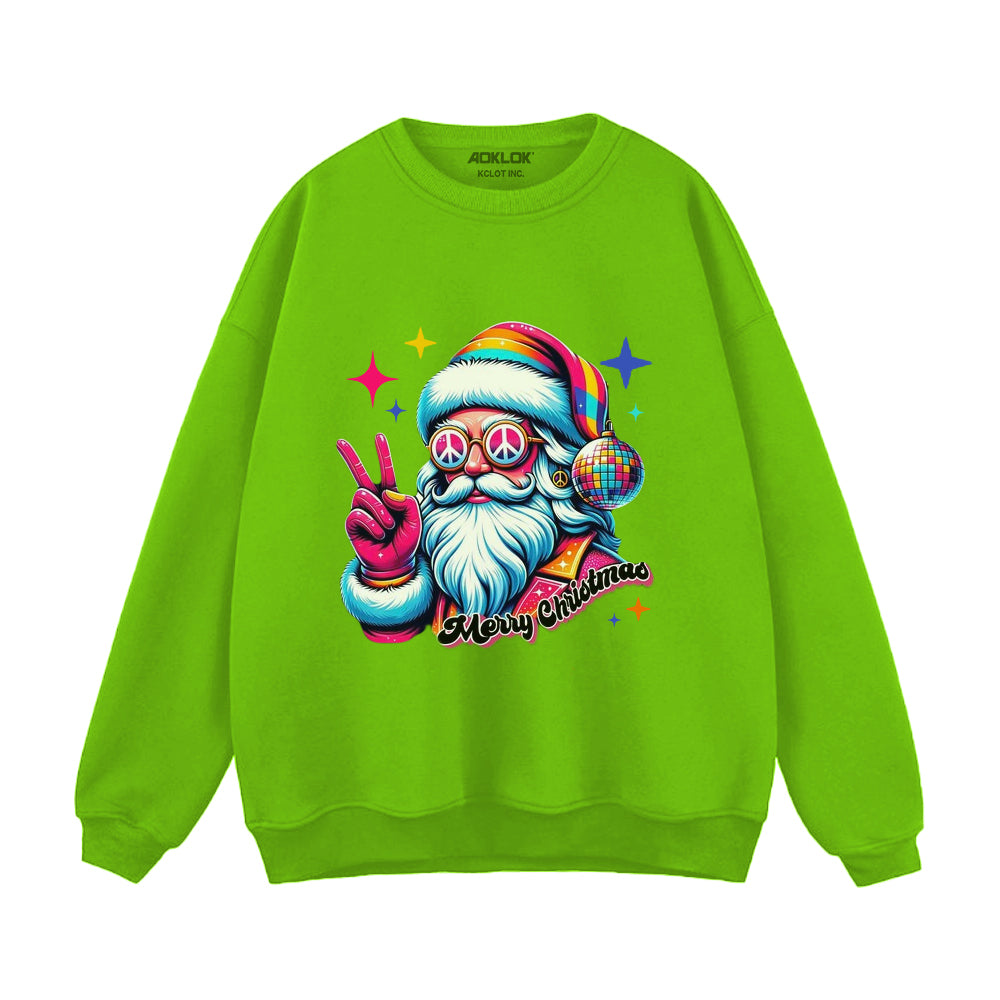 Cute Disco Santa Sweatshirt