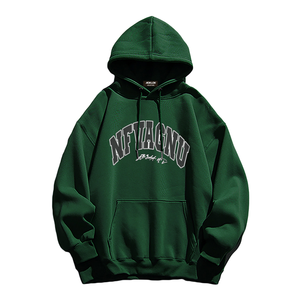 Classic Letters Print Hoodie