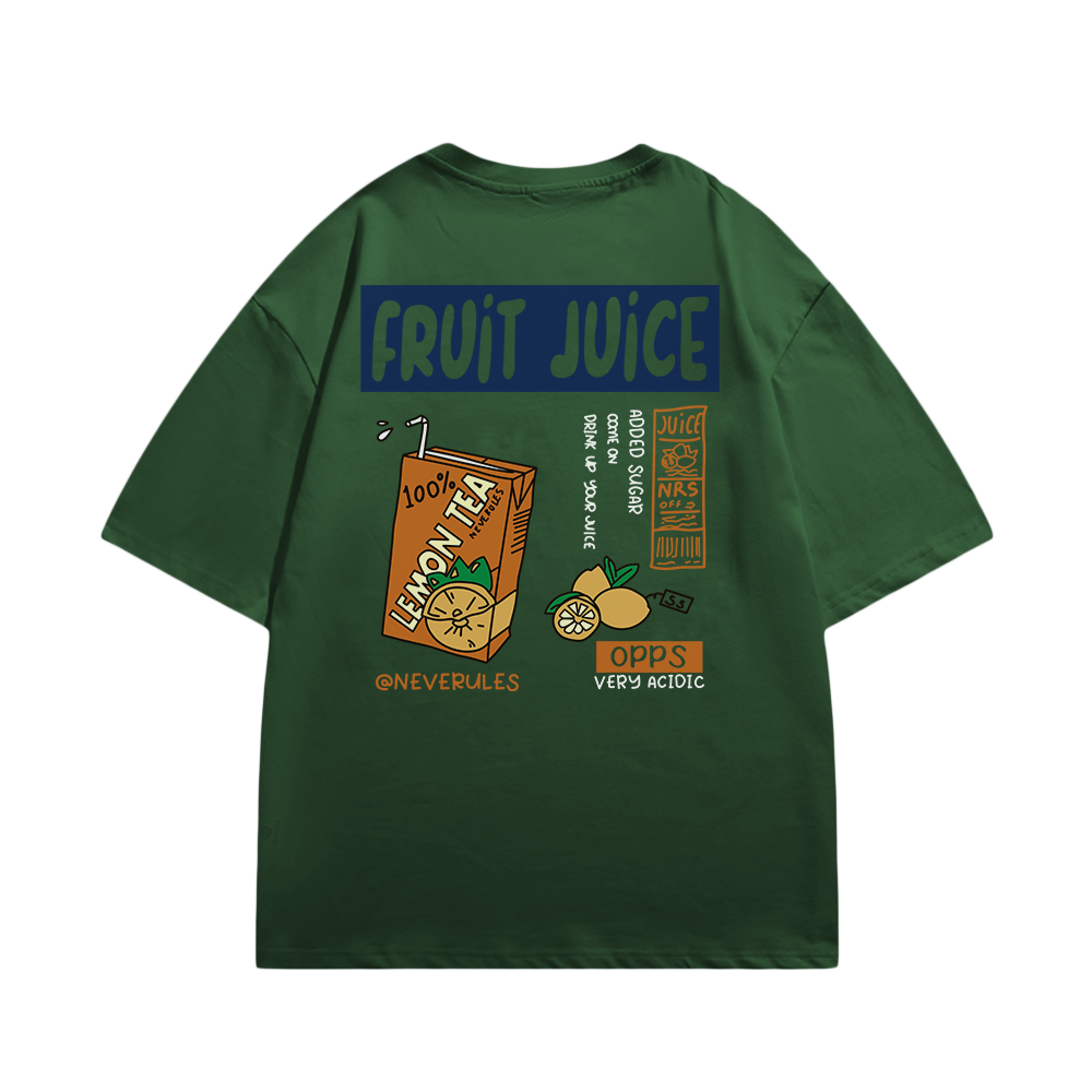 FRUIT JUICE Graphic Cotton T-Shirt