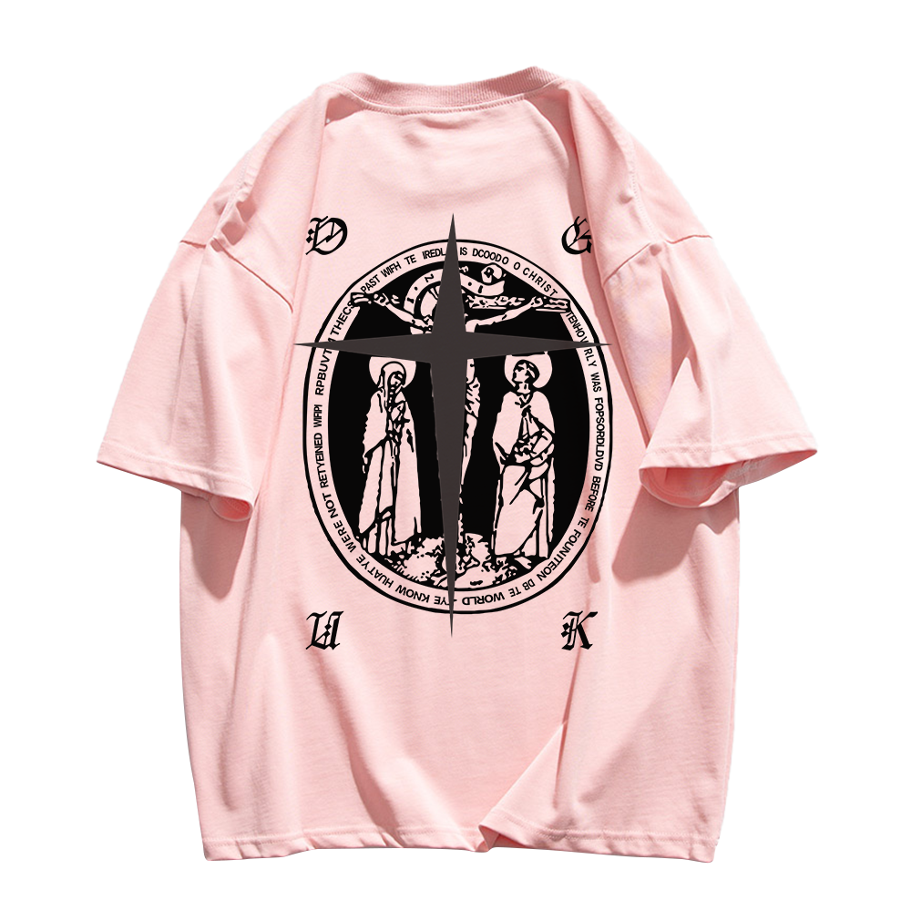 American Cross Print T-shirt