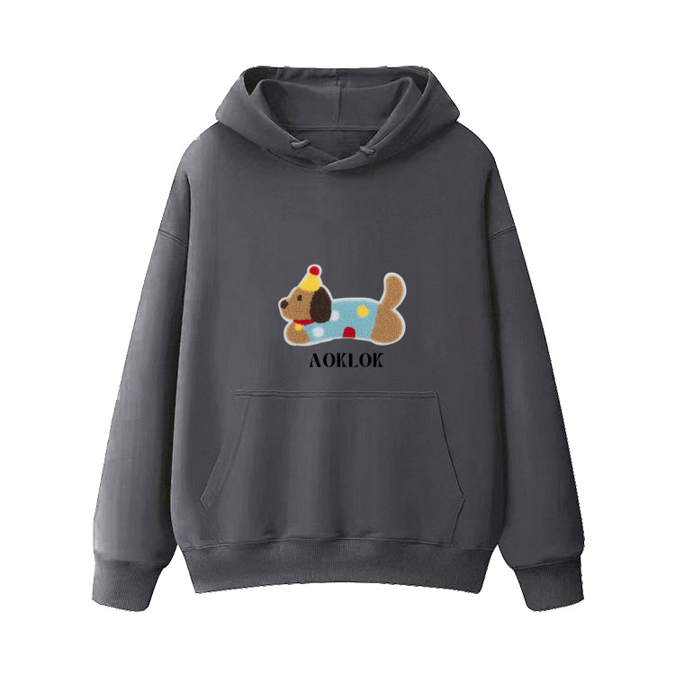 AG Embroidery Dachshund Dog In Birthday Hat Hoodie