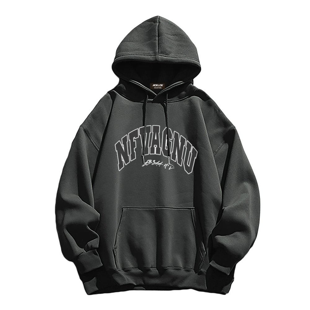Classic Letters Print Hoodie