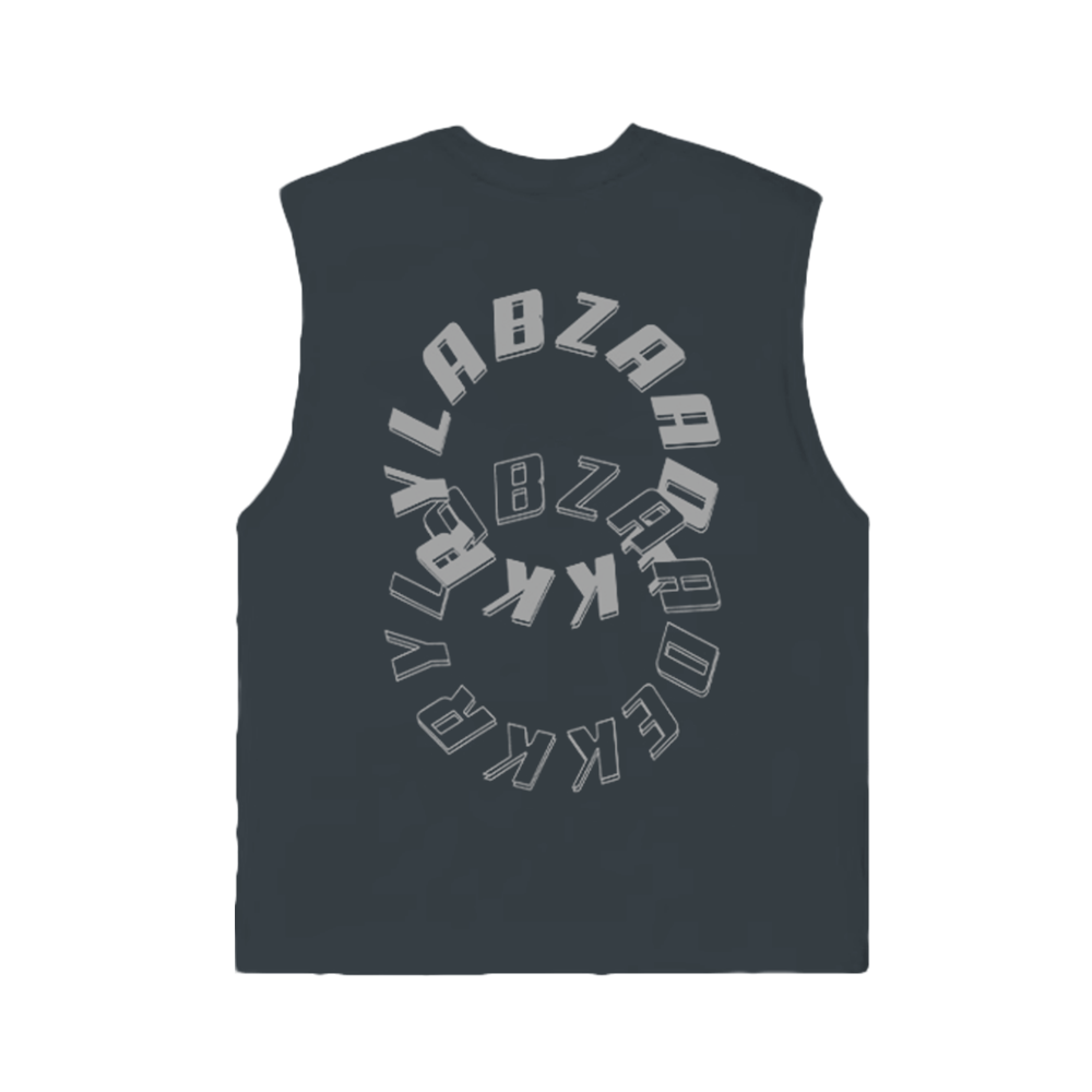 Lettered Double Circle Sports Vest