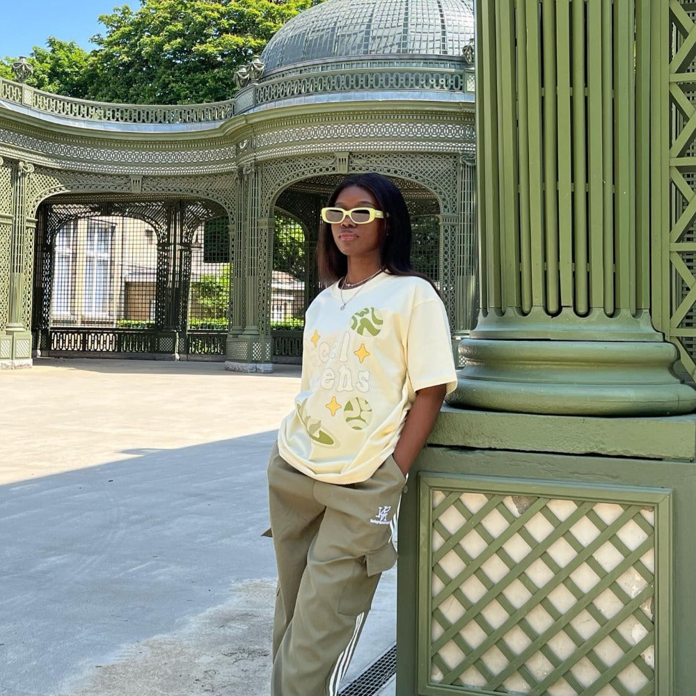 Local Aliens Print Cotton T-shirt