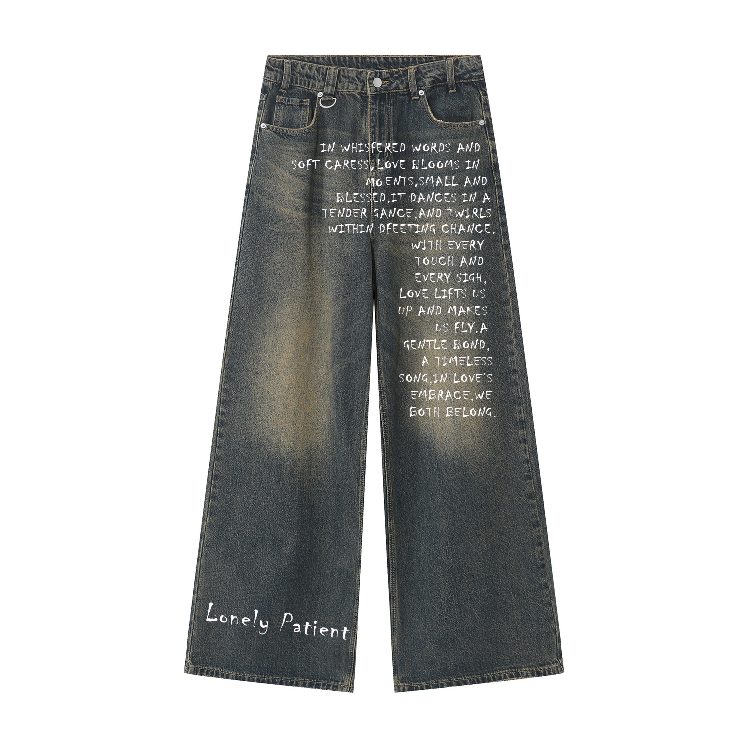 3endlesss. Melancholy Letters Retro Jeans