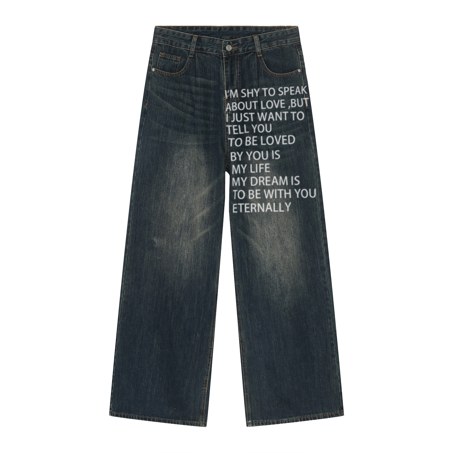 3endlesss. Blue Quotes Jeans