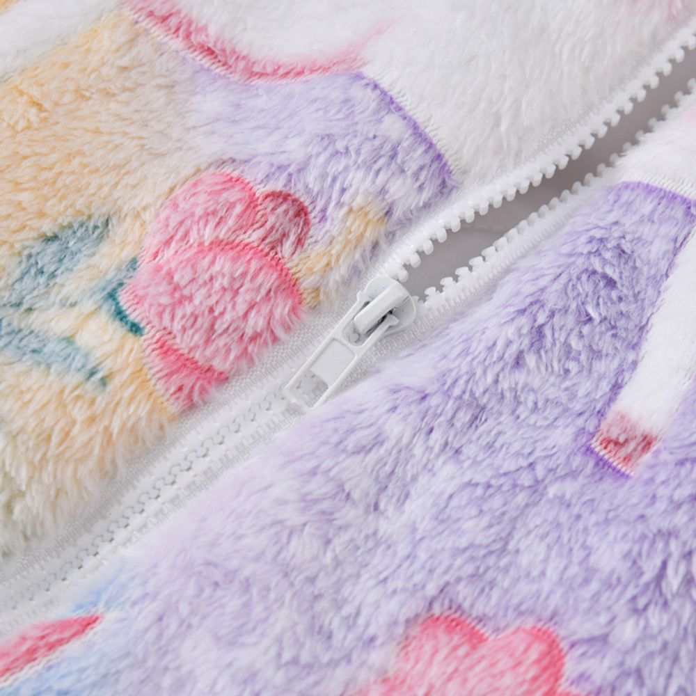 【NOW TREND】Floral Unicorn Drawstring Coat