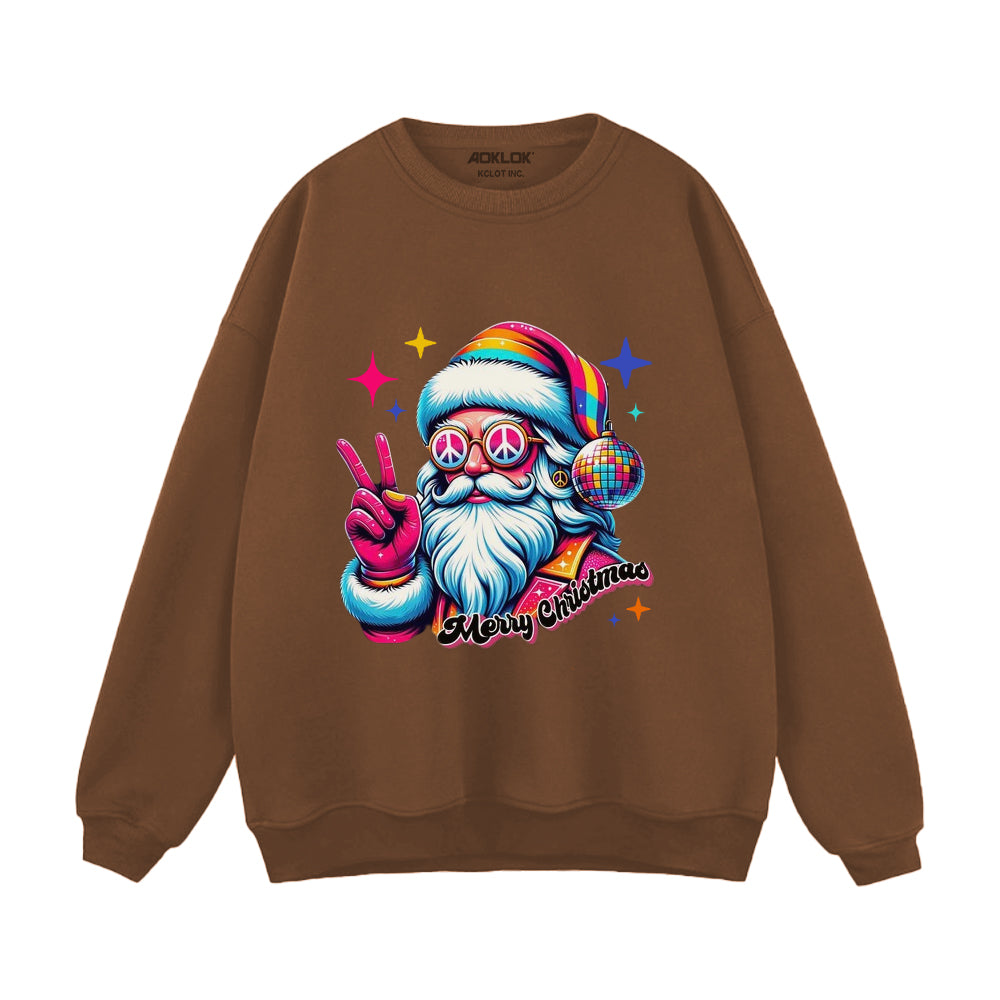 Cute Disco Santa Sweatshirt