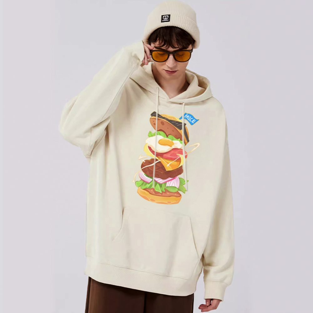 Cute Hamburger Hoodie