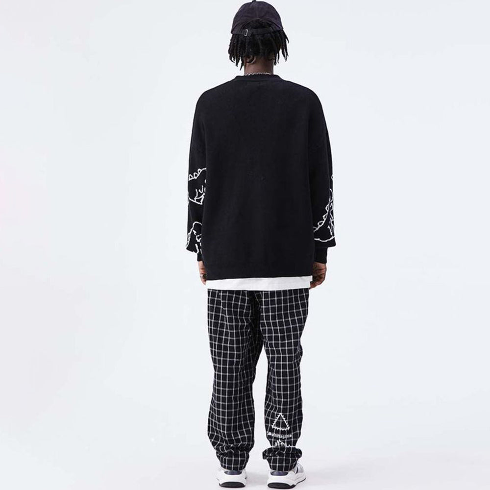 OOC' Dinosaur Pattern Cardigan