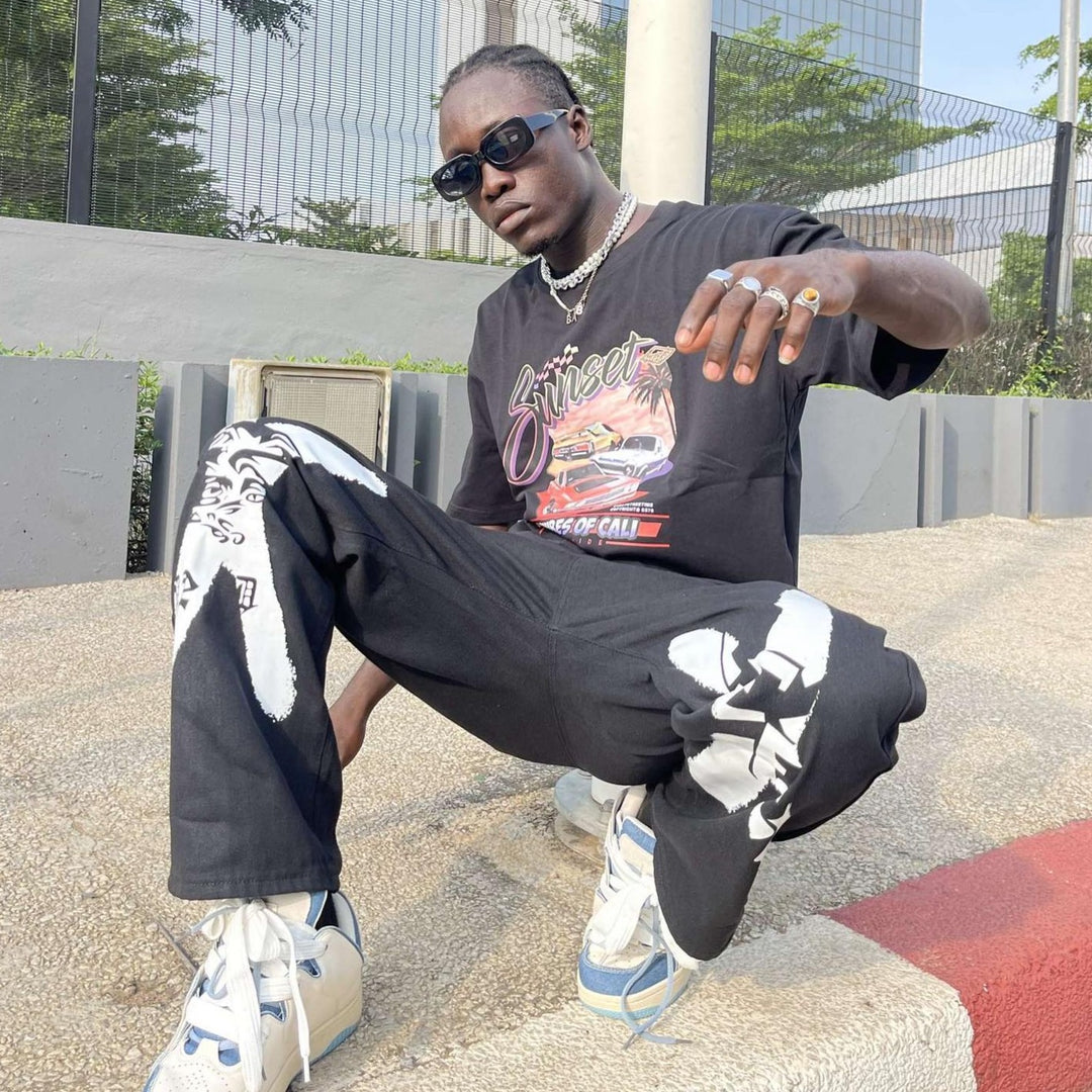 High Street Racing Belle Print Oversize T-shirt