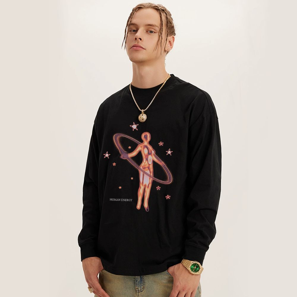 High Street Human Energy Aura Long Sleeve Shirt
