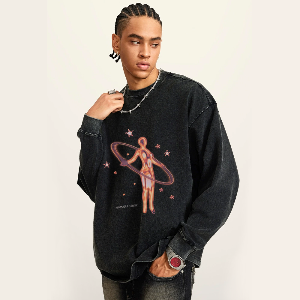 High Street Human Energy Aura Long Sleeve Shirt
