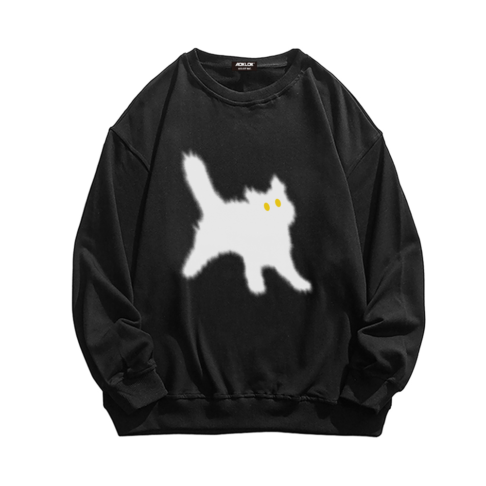 Angry Kitten Cotton Sweatshirt