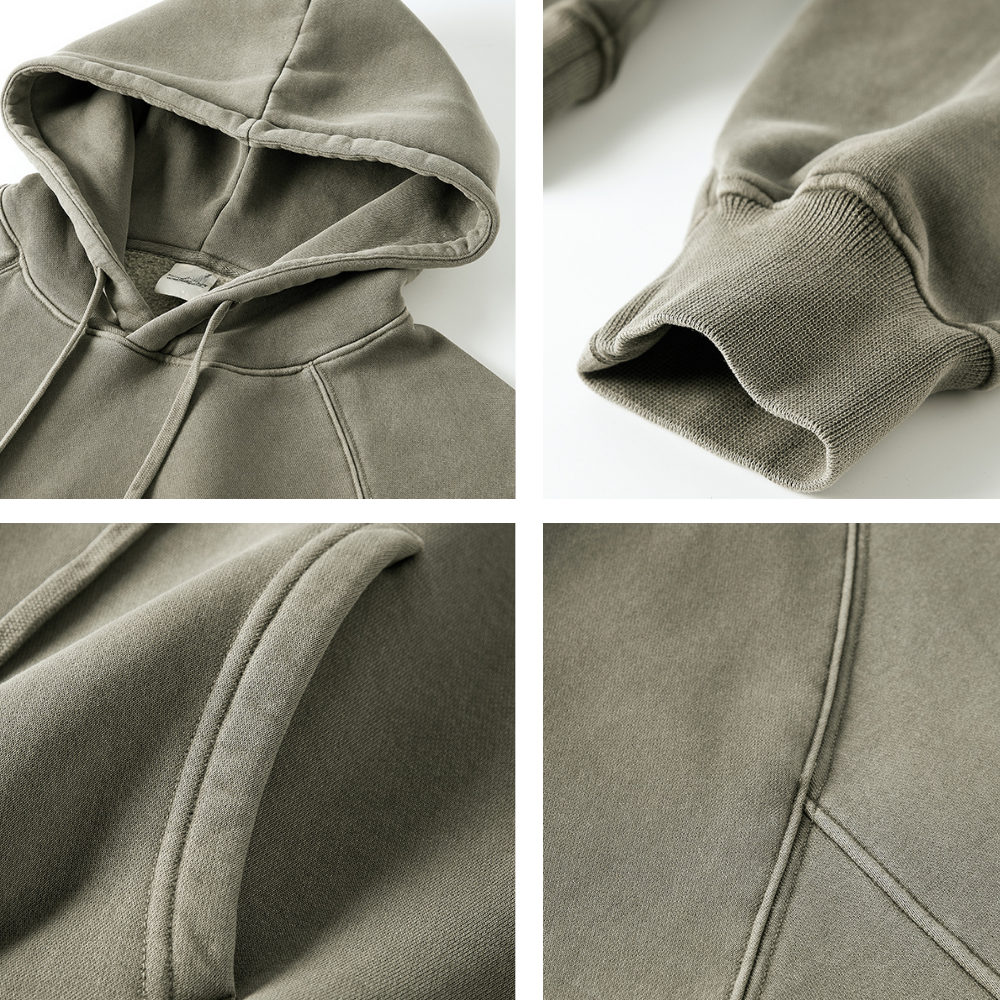 Women's Casual Washed Cropped Hoodie