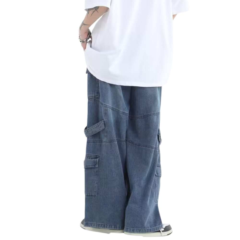 Hip Hop Loose Drawstring Jeans