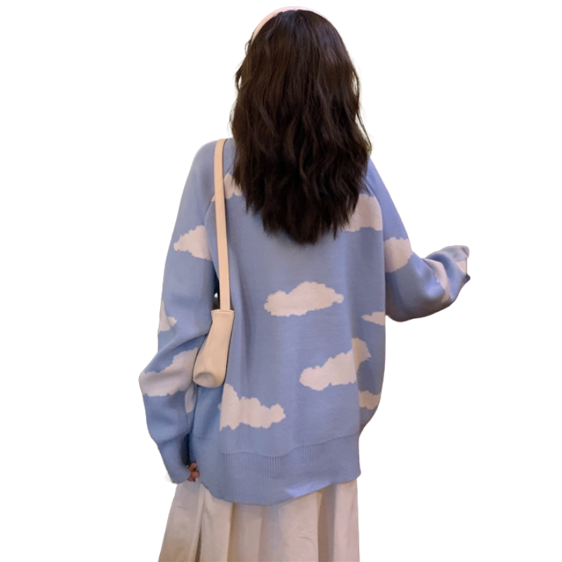 Loose Cloud Knit Sweater