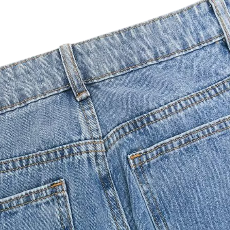 Urban Multi-Pocket Straight Leg Cargo Jeans