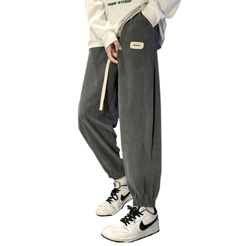 Loose Solid Color Drawstring Sweatpants