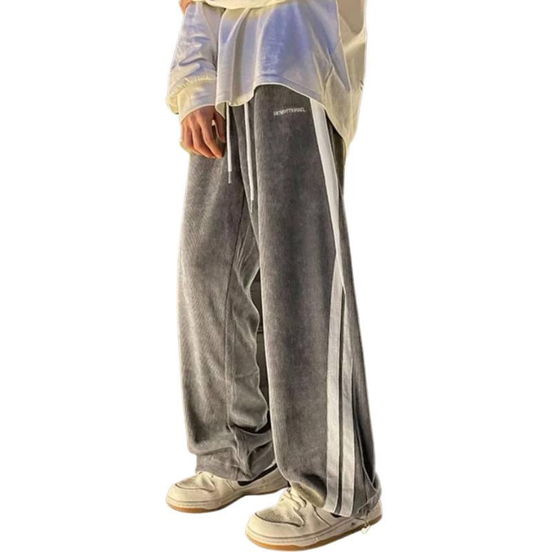 Loose Straight Corduroy Sweatpants