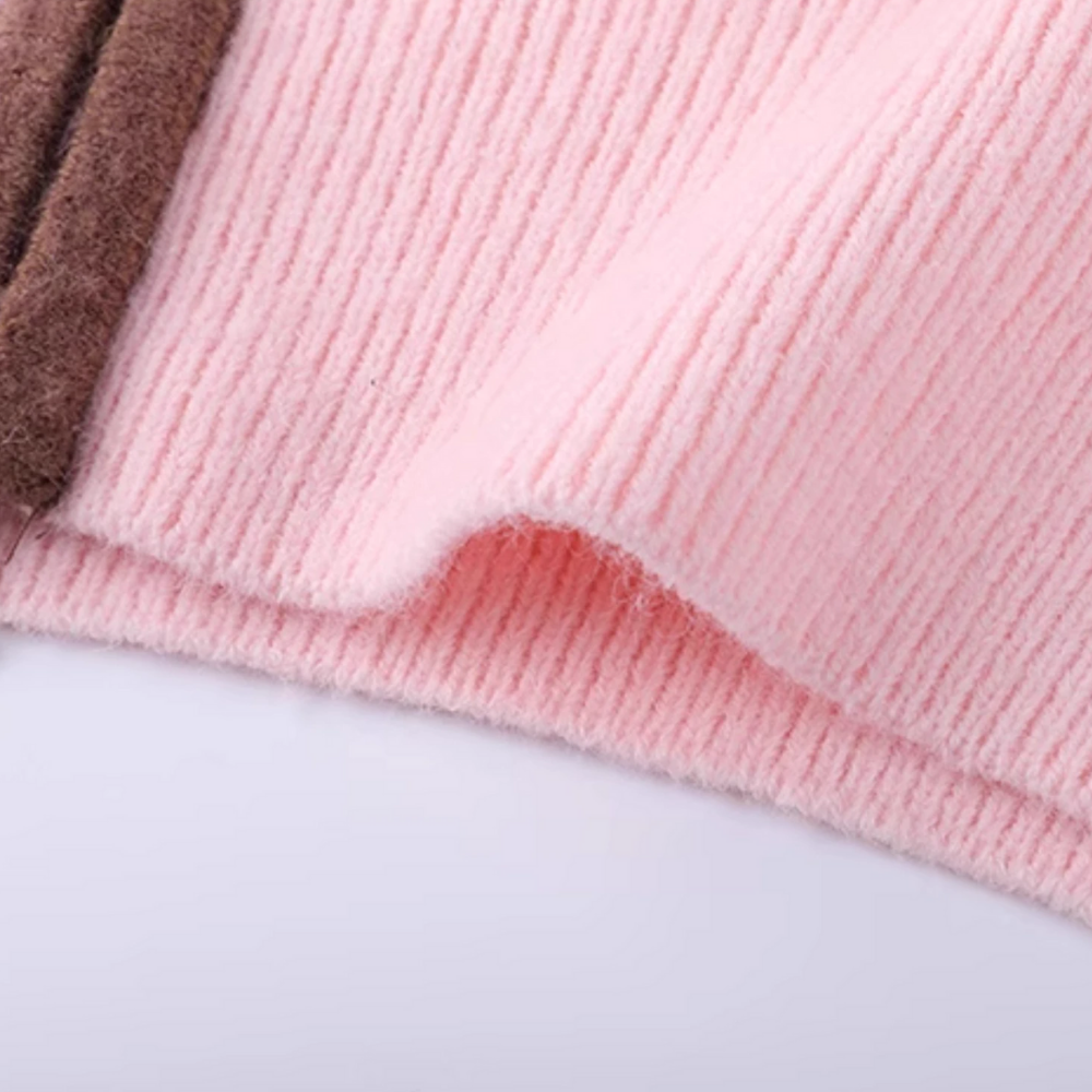 Women's Dopamine Double Zip Knitted Cardigan