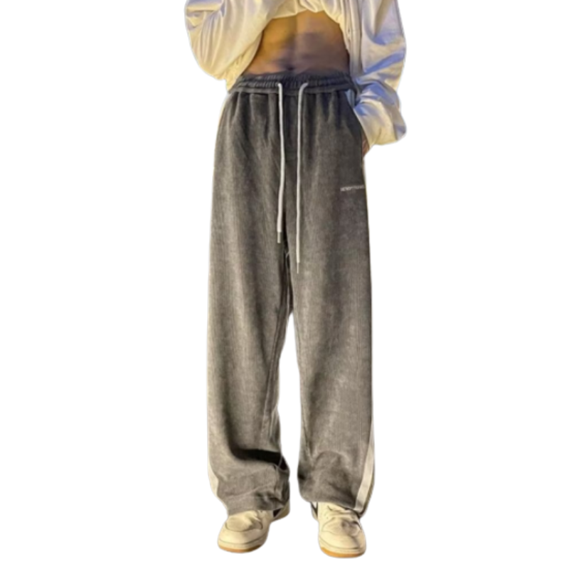 Loose Straight Corduroy Sweatpants