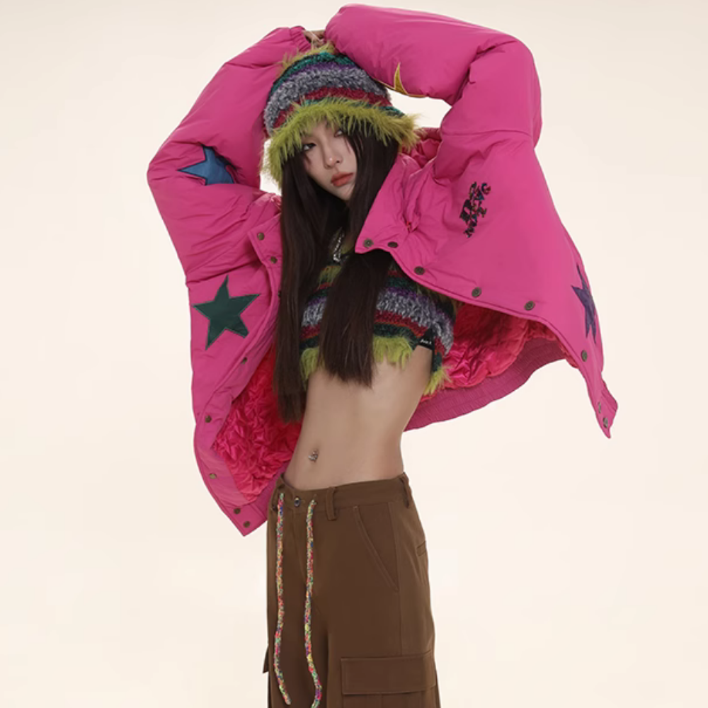 Women's American Retro Star Coat