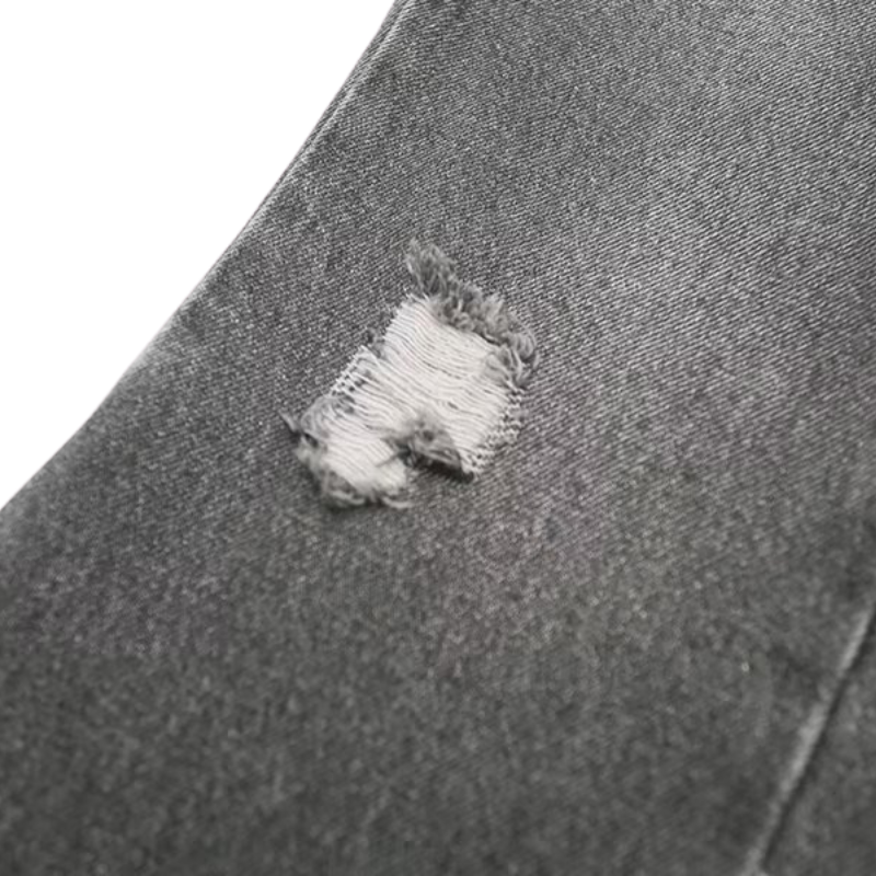 Patchwork Hole Jeans