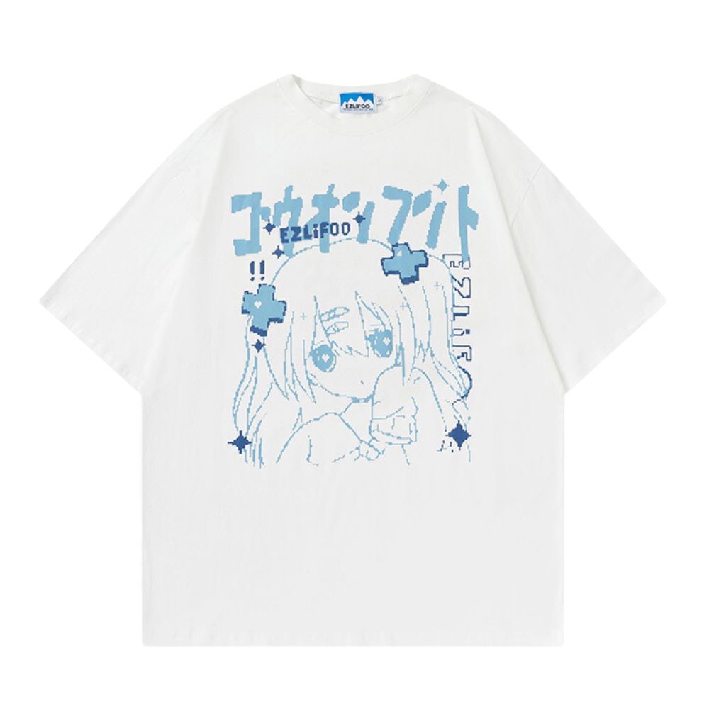 Japanese Two-dimensional Anime Girl T-shirt