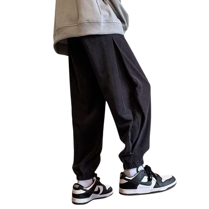 Loose Solid Color Drawstring Sweatpants