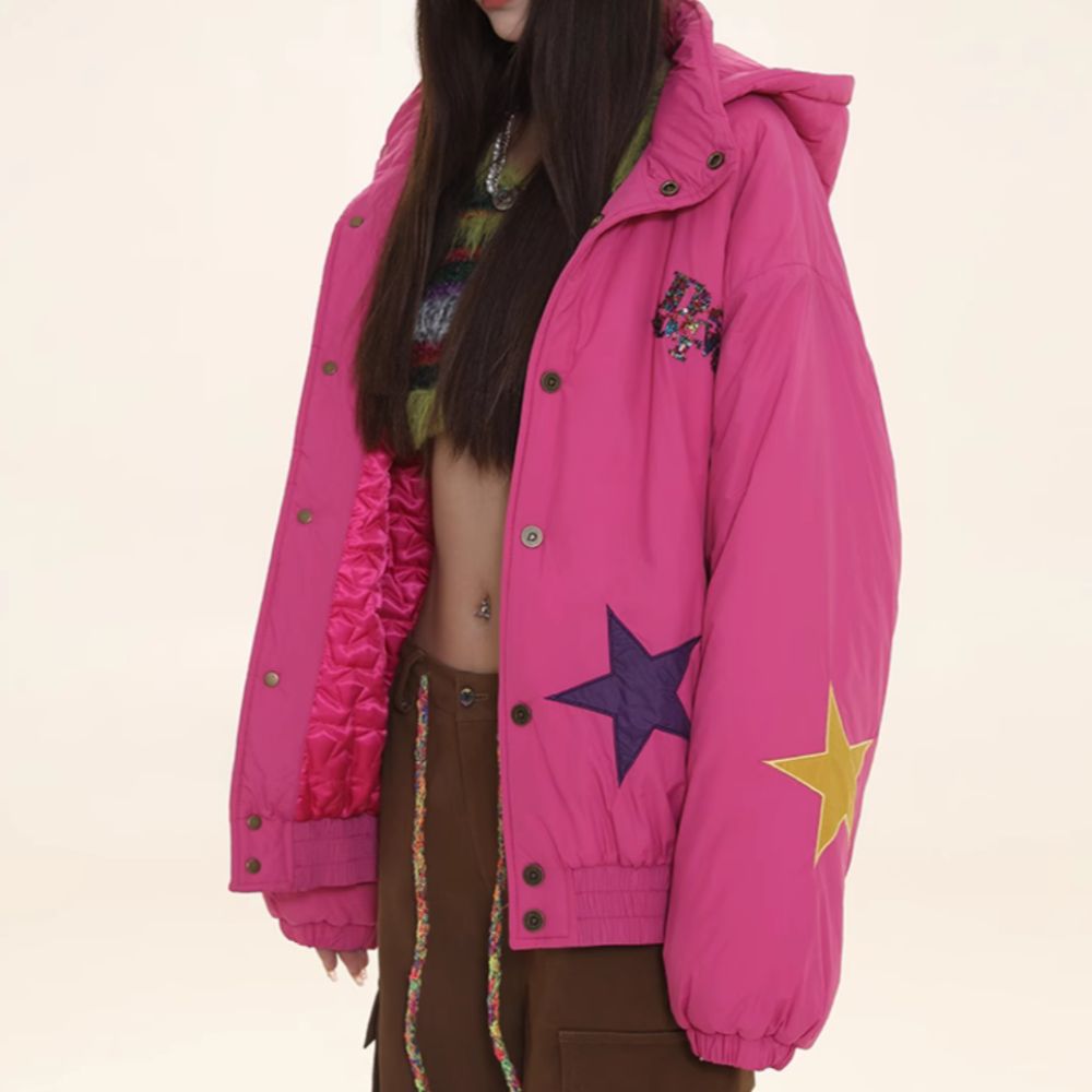 Women's American Retro Star Coat