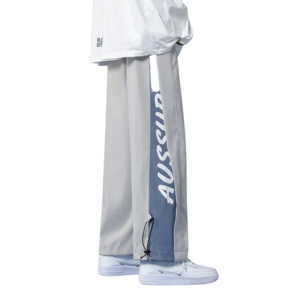 ⚡ Contrast Straight Casual Sweatpants