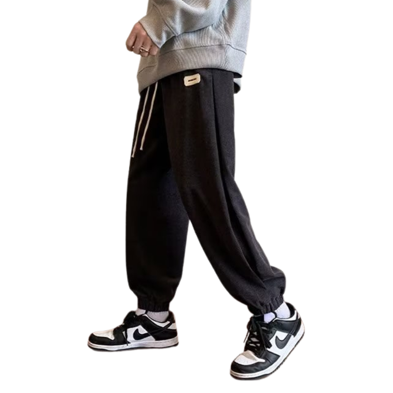 Loose Solid Color Drawstring Sweatpants