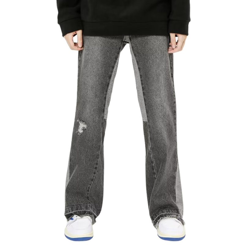 Patchwork Hole Jeans
