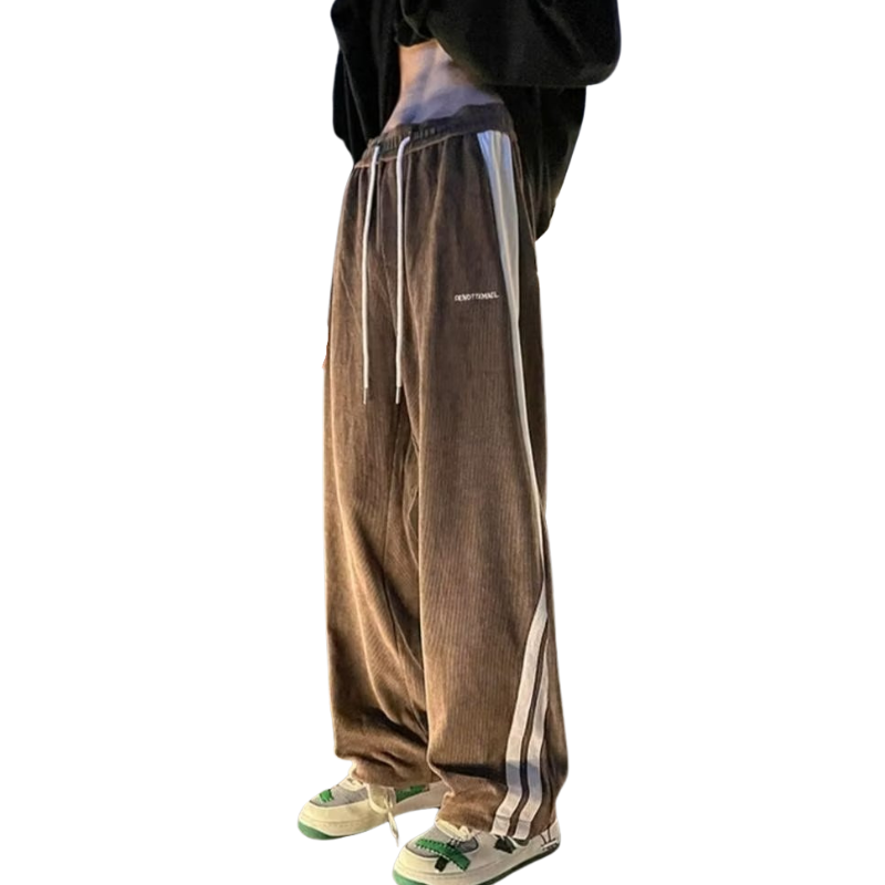 Loose Straight Corduroy Sweatpants