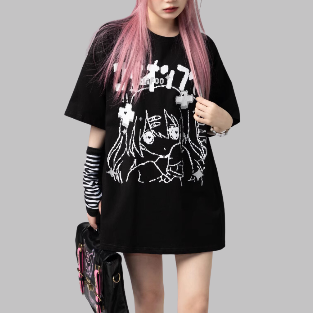 Japanese Two-dimensional Anime Girl T-shirt